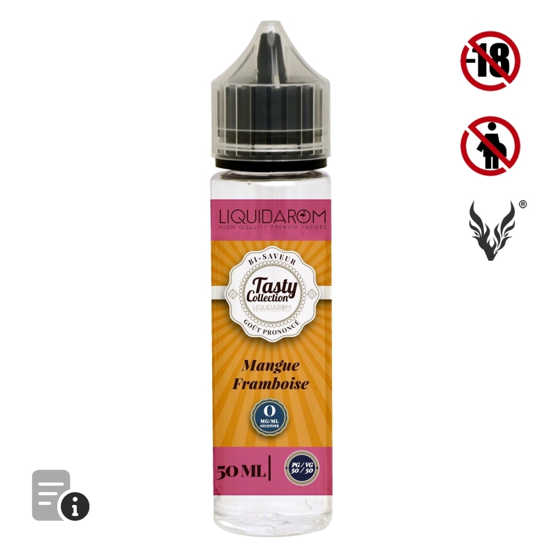 E-liquide Mangue Framboise 50ml de Tasty Collection