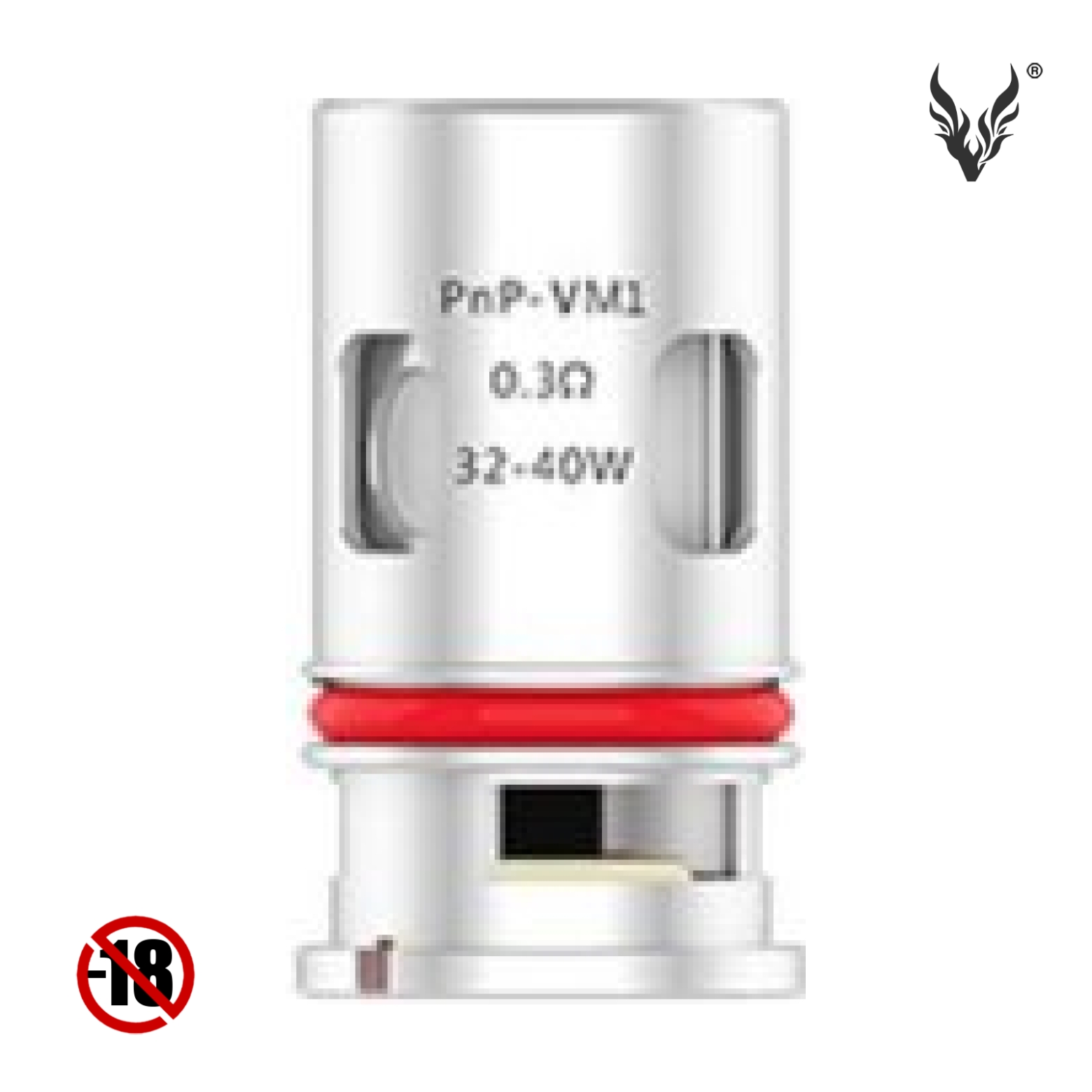 VooPoo PnP VM1 Verdampferköpfe – 0,3 Ohm, 5 Stück, Für Drag, Vinci, Argus Series