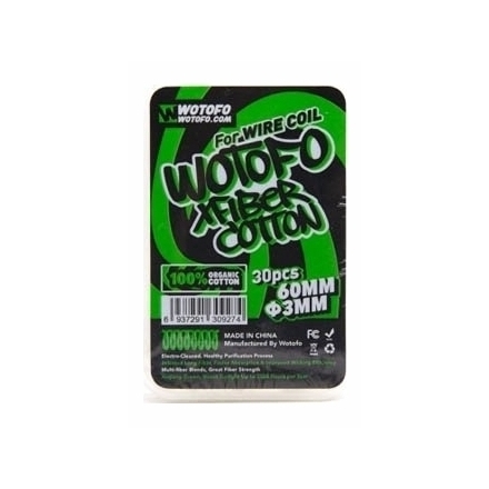 Coton Xfiber pour Wire Coil (30pcs)