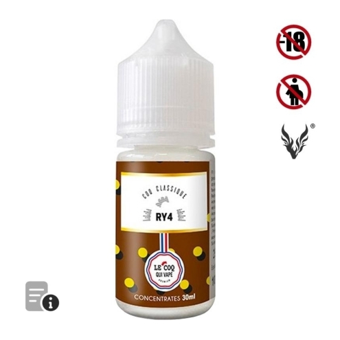 Arôme RY4 30ml de Le Coq Qui Vape Arôme RY4 30ml de Le Coq Qui Vape