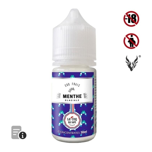 Arôme Menthe glaciale 30ml de Le Coq Qui Vape Arôme Menthe glaciale 30ml de Le Coq Qui Vape