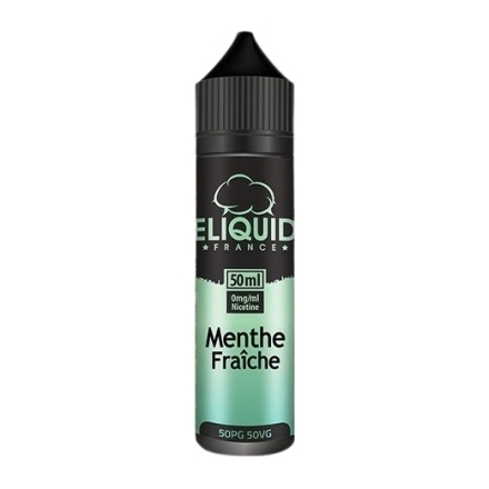 E-liquide Menthe Fraîche 50ml de Eliquid France