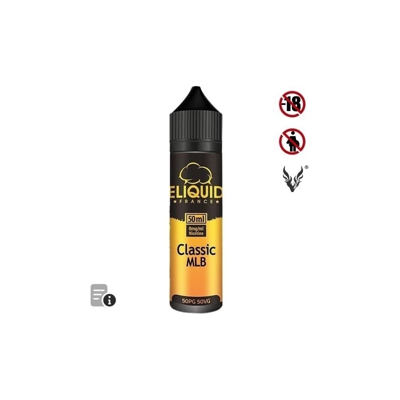 E-liquide Classic MLB 50ml de Eliquid France
