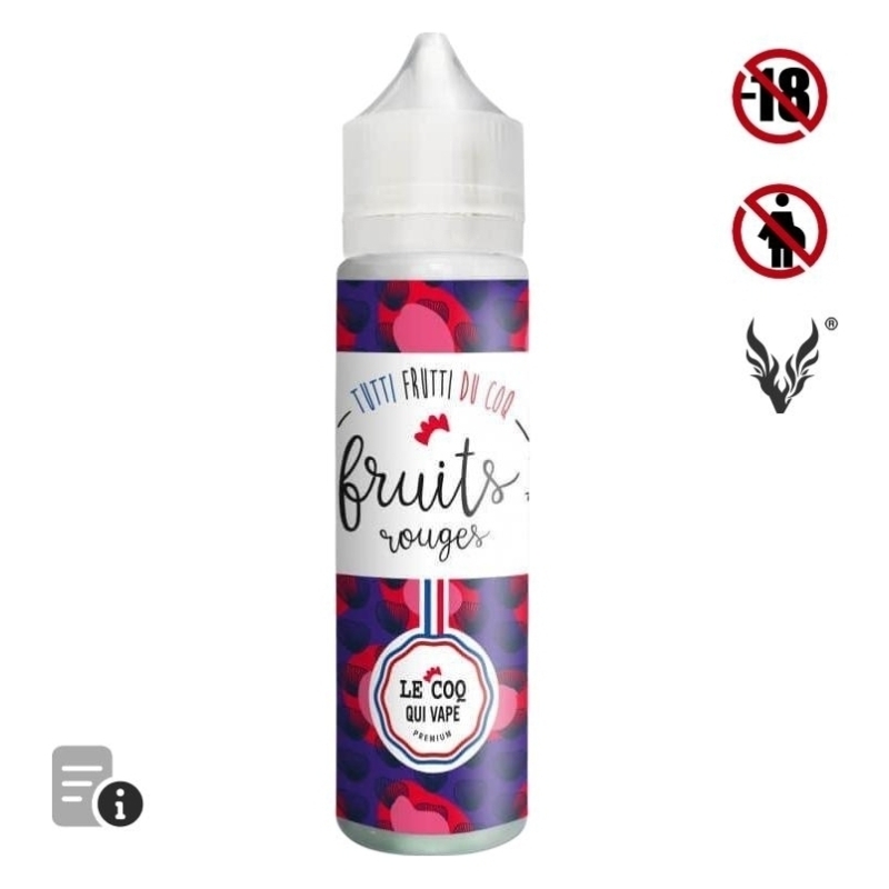 E-liquide Fruits Rouges  50ml de Le Coq Qui Vape 