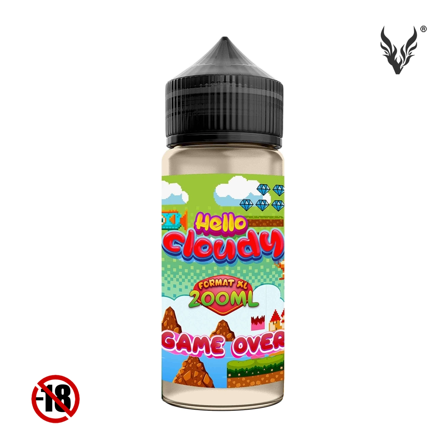 E-liquide Game Over 200ml de Hello Cloudy - Vapovor E-liquide Game Over 200ml de Hello Cloudy - Vapovor