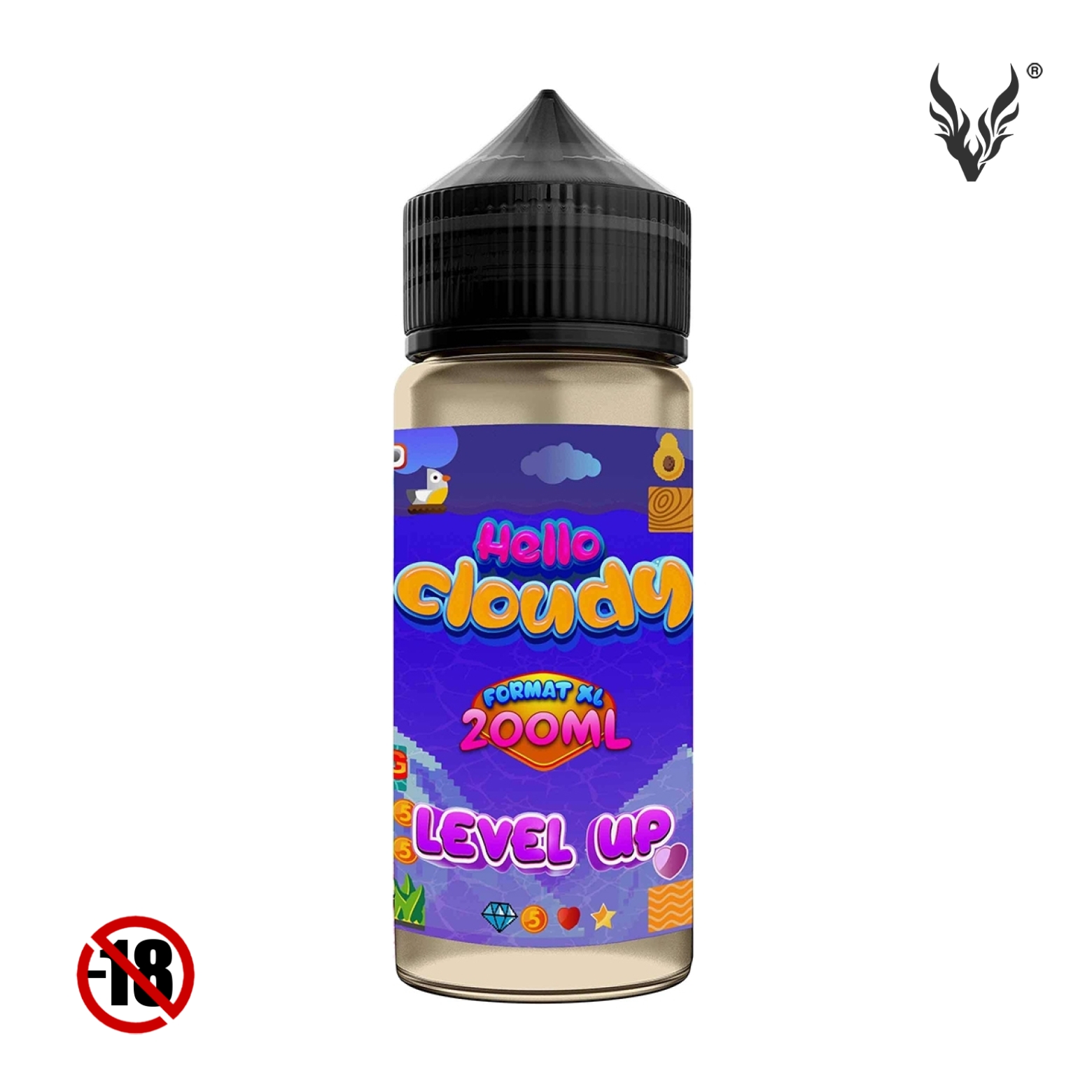 E-liquide Level Up 200ml de Hello Cloudy - Vapovor
