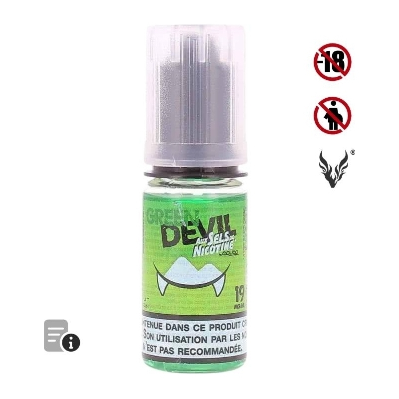 E-liquide Green Devil aux sels de nicotine de Avap