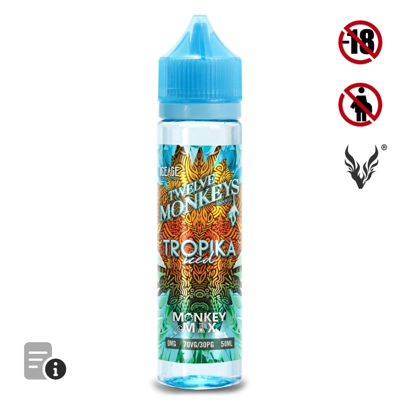 E-liquide Tropika Iced 50ml de Twelve Monkeys