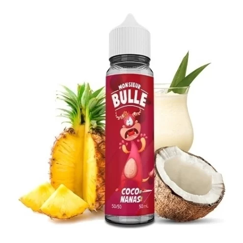 E-liquide Coco Nanas 50ml de Monsieur Bulle