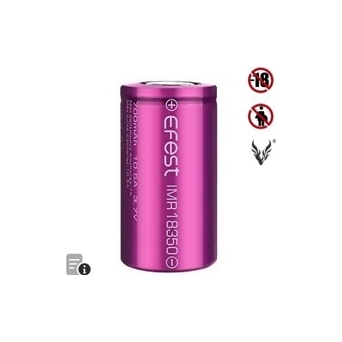 Accu IMR 18350 700mAh 10.5A (x1) Accu IMR 18350 700mAh 10.5A (x1)