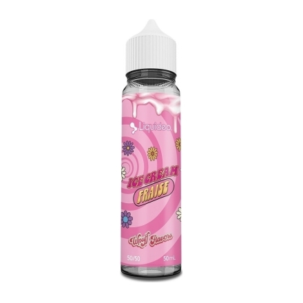 E-liquide Ice Cream Fraise 50ml de Liquideo Wpuff Flavors