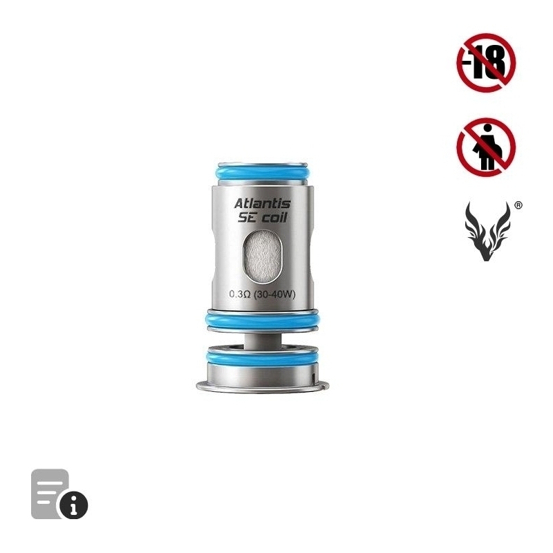 Résistance Atlantis SE 0.3 ohm de Aspire