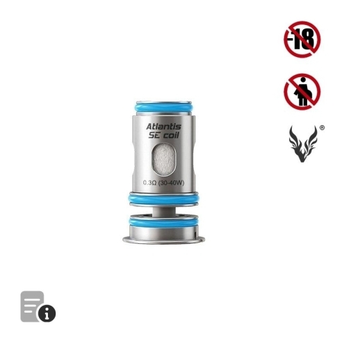 Résistance Atlantis SE 0.3 ohm de Aspire Résistance Atlantis SE 0.3 ohm de Aspire