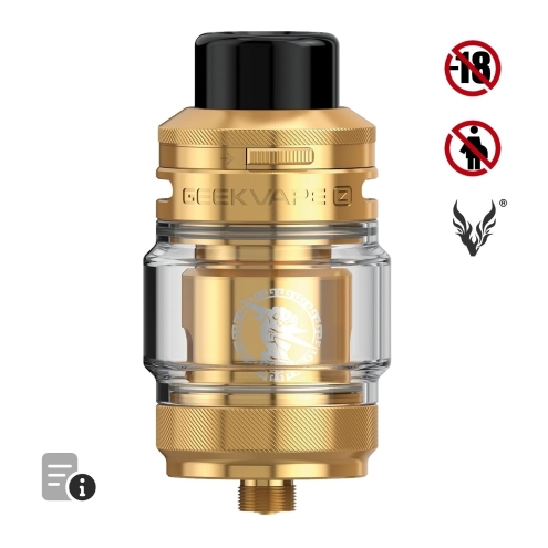 Clearomiseur Z Subohm SE or de Geekvape Clearomiseur Z Subohm SE or de Geekvape