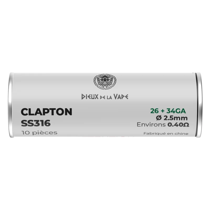 Clapton SS316 0.4Ω