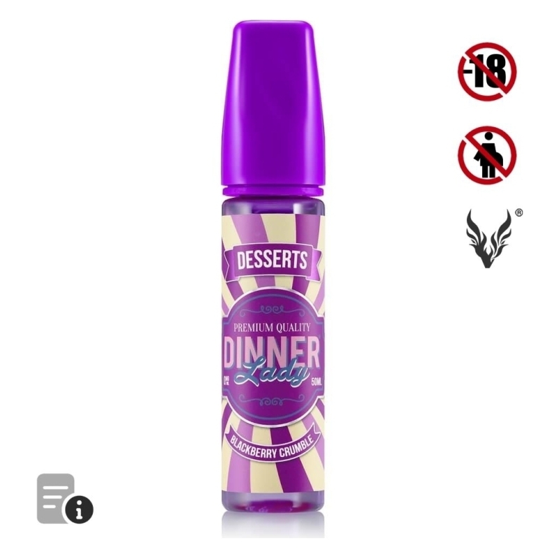 E-liquide Blackberry Crumble 50ml de Dinner Lady
