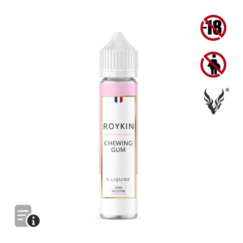 E-liquide Chewing Gum 50ml de Roykin E-liquide Chewing Gum 50ml de Roykin