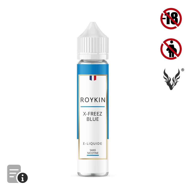 E-liquide X-Freez Blue 50ml de Roykin