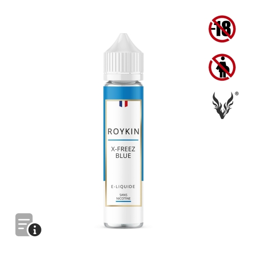 E-liquide X-Freez Blue 50ml de Roykin E-liquide X-Freez Blue 50ml de Roykin