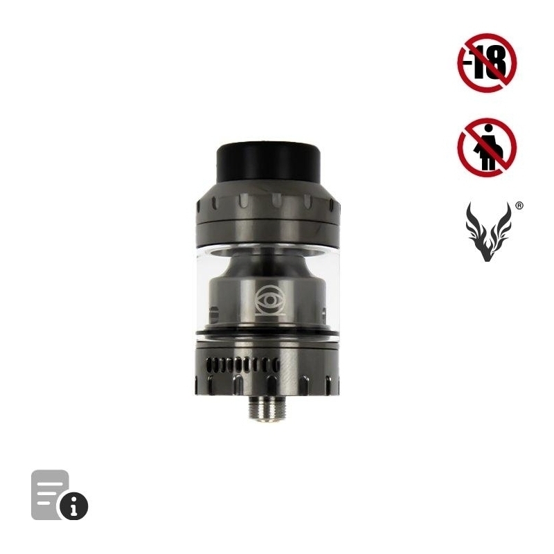 Atomiseur Osiris Mini RTA Gunmetal de VaperzCloud