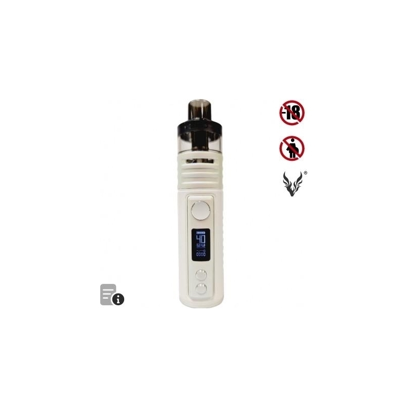 Pod Drag H40 Silvery White de Voopoo