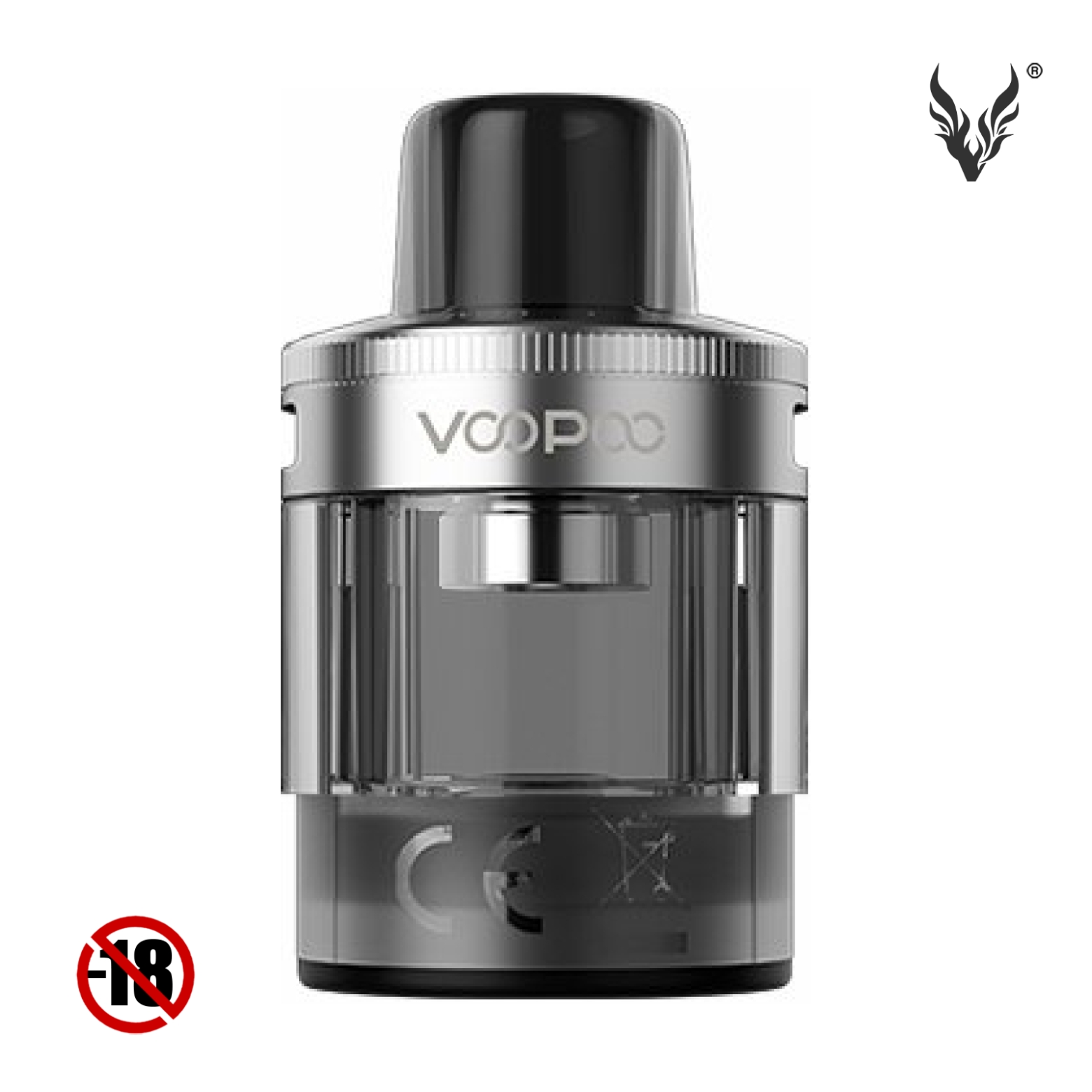 Cartouche DTL 5 Ml Voopoo Pack De 2 Cartouches PnP X Pod DTL 5ml Pour Voopoo  Drag S2 / X2 - Silver Cartouche Pour Drag S2 Drag X2