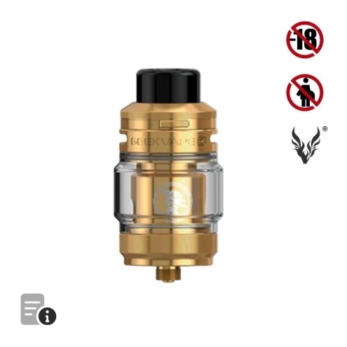 Clearomiseur Zeus Sub-Ohm SE Gold de Geekvape Clearomiseur Zeus Sub-Ohm SE Gold de Geekvape