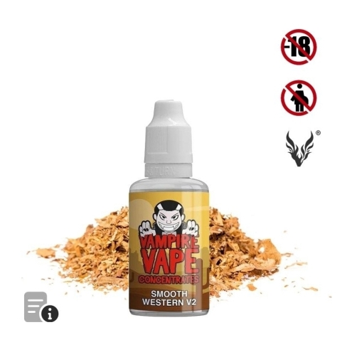 Arôme Smooth Western V2 30ml de Vampire Vape Arôme Smooth Western V2 30ml de Vampire Vape