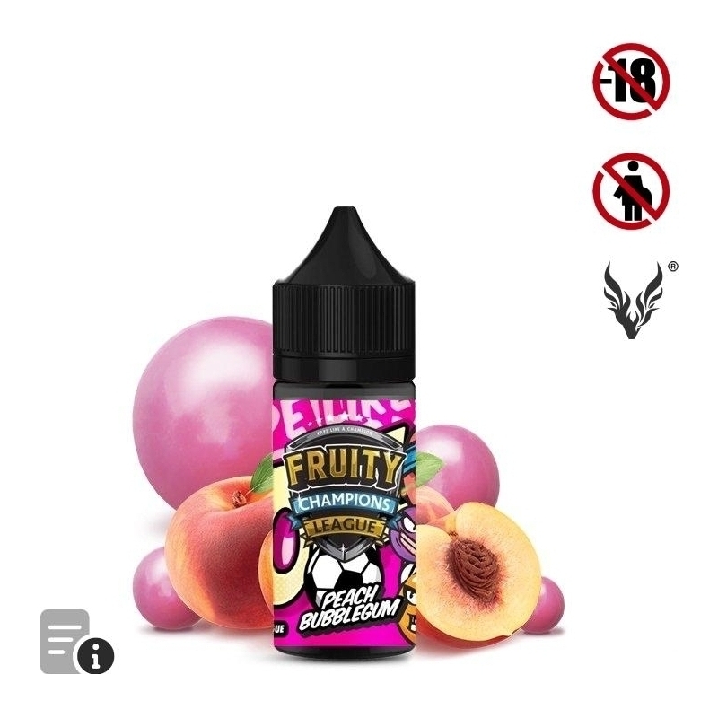 Arôme Peach Bubblegum 30ml de Fruity Champions League
