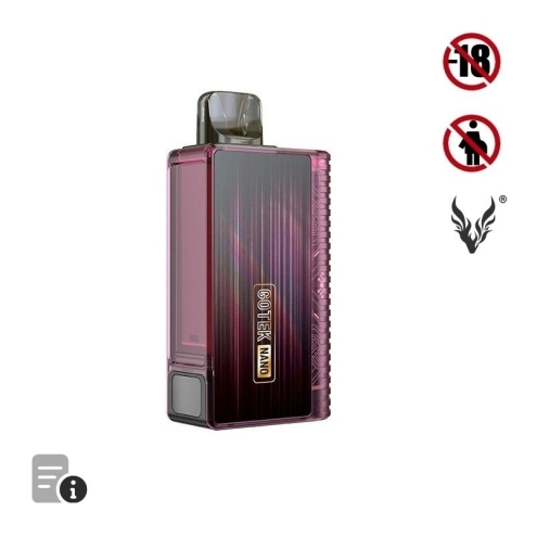 Pod Gotek Nano Ice Rose / Pink de Aspire Pod Gotek Nano Ice Rose / Pink de Aspire