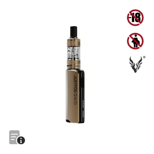 Kit Q16 Pro Plus Gold de Justfog Kit Q16 Pro Plus Gold de Justfog