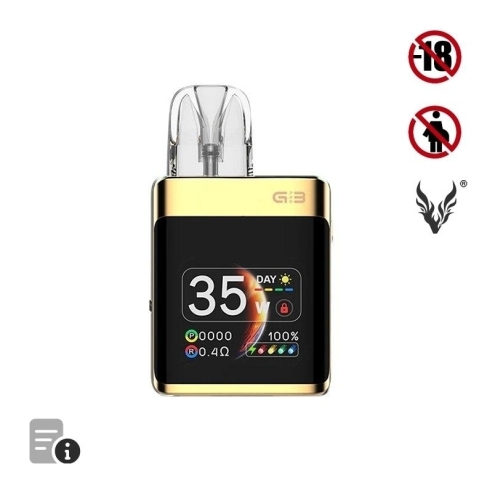Pod Caliburn G3 Pro Koko Luxury Gold de Uwell Pod Caliburn G3 Pro Koko Luxury Gold de Uwell