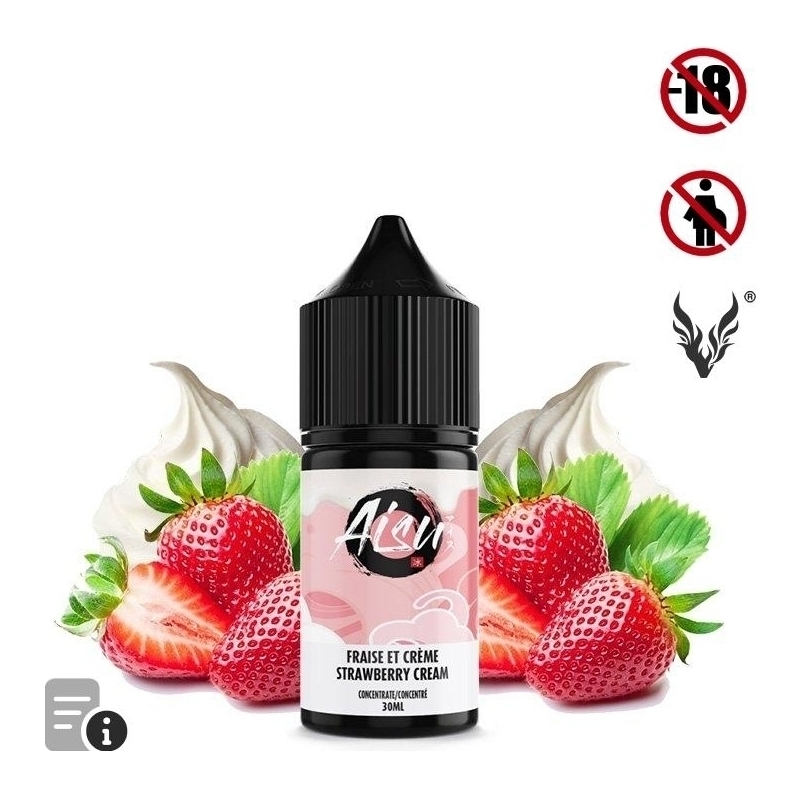 Arôme Strawberry Cream 30ml  de Aisu par Zap Juice