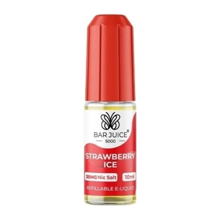 E-liquide Strawberry Ice Sels de Nicotine 10ml de Bar Juice 5000