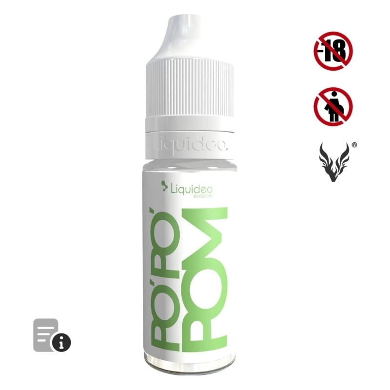 E-liquide Po'po'pom 10ml de Liquideo Evolution