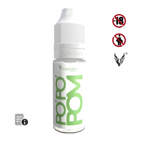 E-liquide Po'po'pom 10ml de Liquideo Evolution E-liquide Po'po'pom 10ml de Liquideo Evolution