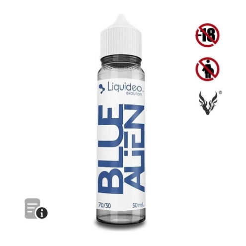 E-liquide Blue Alien 50ml de Liquideo Evolution