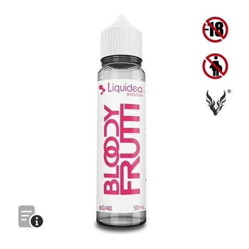 E-liquide Bloody Frutti 50ml de Liquideo Evolution E-liquide Bloody Frutti 50ml de Liquideo Evolution
