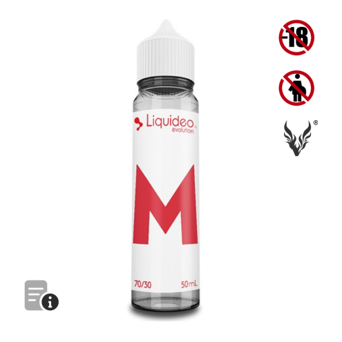E-liquide M 50ml de Liquideo Evolution E-liquide M 50ml de Liquideo Evolution