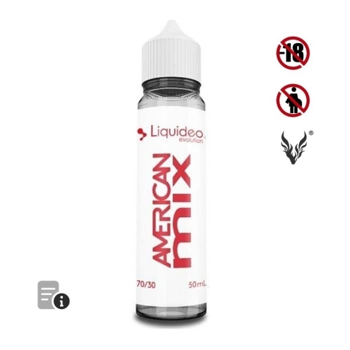 E-liquide American Mix 50ml de Liquideo Evolution