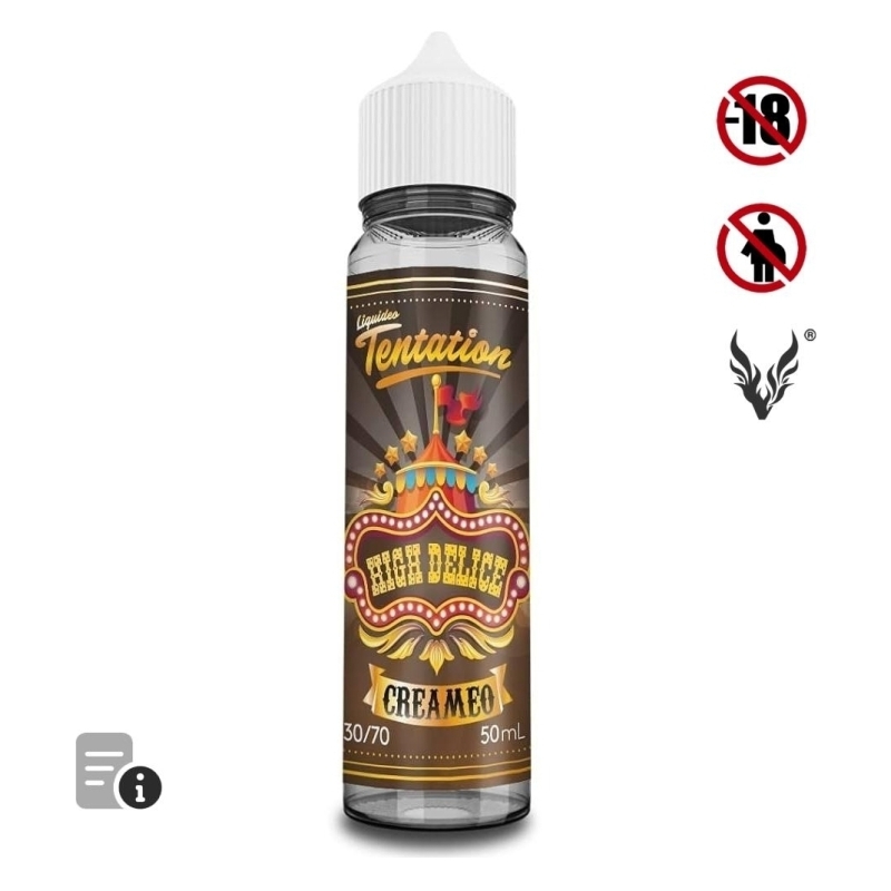 E-liquide Creameo 50ml de Liquideo Tentation