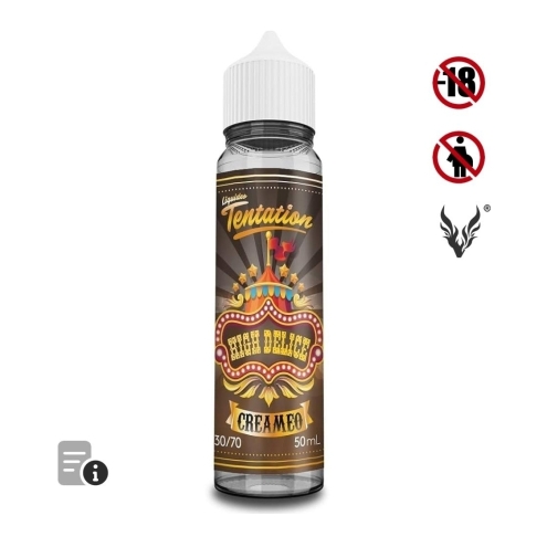 E-liquide Creameo 50ml de Liquideo Tentation E-liquide Creameo 50ml de Liquideo Tentation