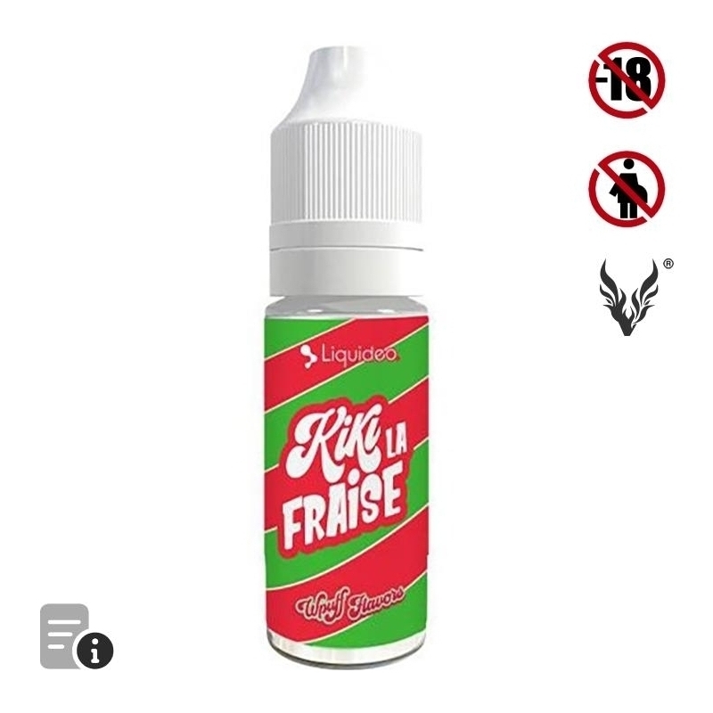 E-liquide Kiki La Fraise 10ml de Liquideo Wpuff Flavors