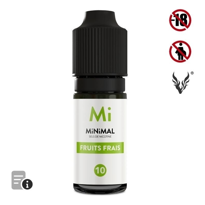 E-liquide Fruits frais 10ml de MiNiMAL