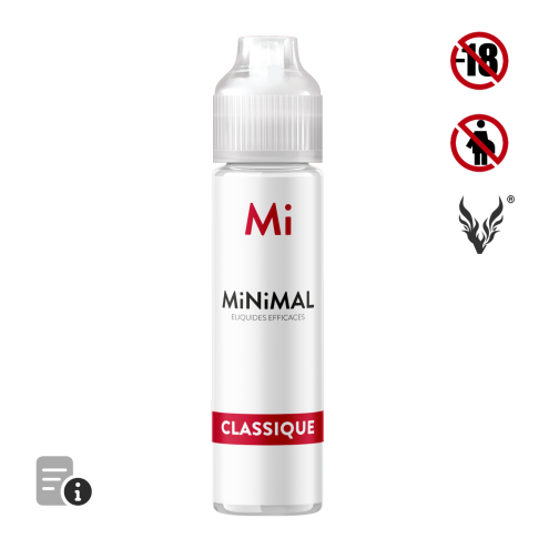 Eliquide Classique 50ml de MiNiMAL Eliquide Classique 50ml de MiNiMAL