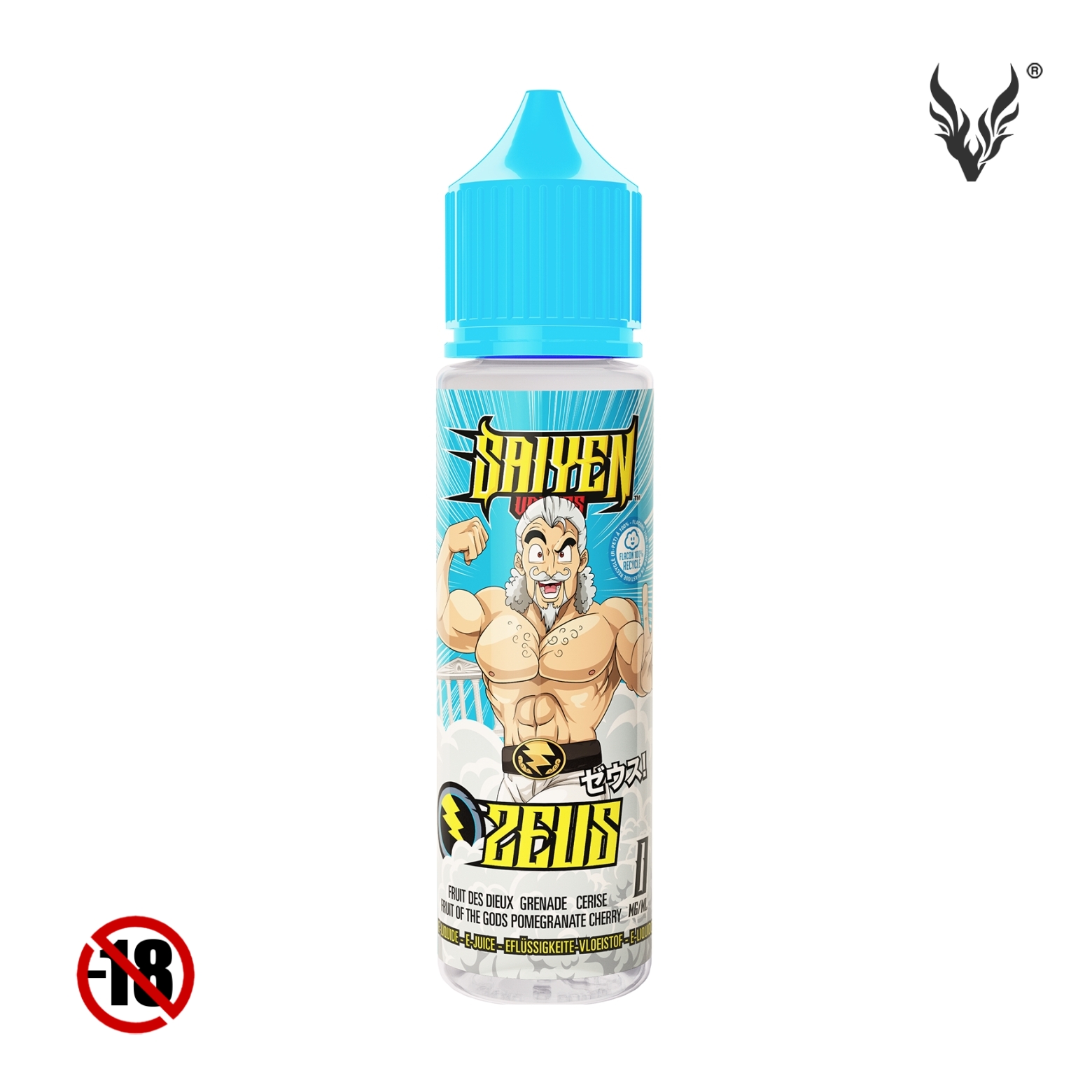 E-liquide Zeus 50ml de Saiyen Vapors par Swoke