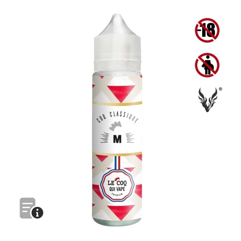 E-liquide M 50ml de Le Coq Qui Vape E-liquide M 50ml de Le Coq Qui Vape