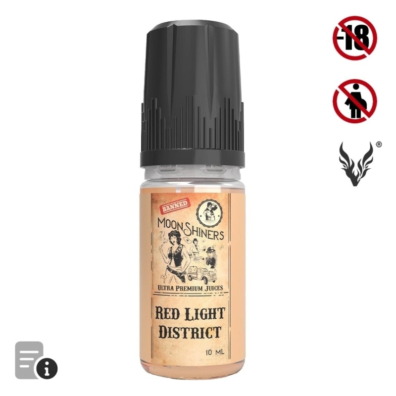 E-liquide Red Light District 10ml  de Moonshiners par Lips
