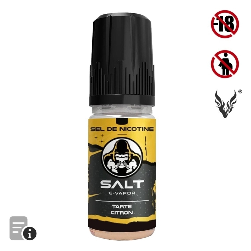 Eliquide Tarte Citron 10ml de Salt E-vapor