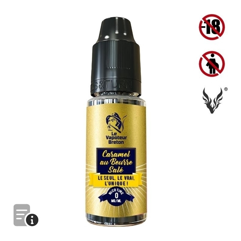 E-liquide Caramel Beurre Salé de Le Vapoteur Breton